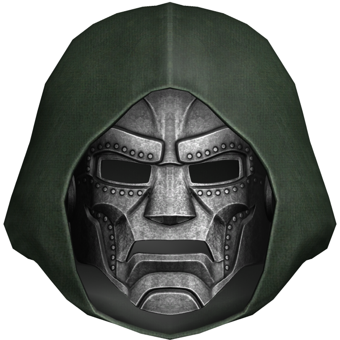 Dr Doom Mask w/ Hood