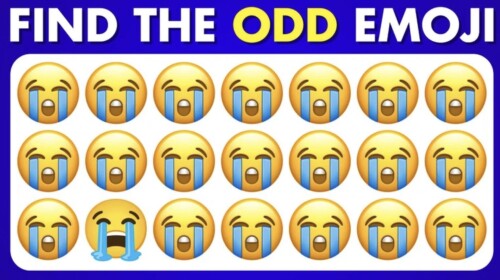 🔎 Finde das seltsame Emoji-Quiz 🔥