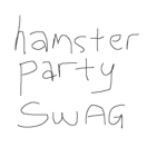 hamster party swag