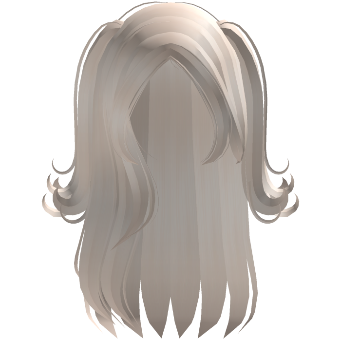 ۶ৎ | half up pigtails flipped pastel blonde hair