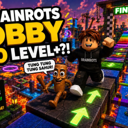 [UPD] Brainrots Obby Level 50+?!