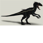 ALBINO TERROR ON DINO SIM >:v