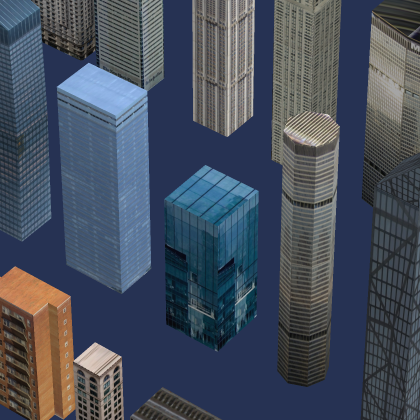 Small Ultra Low Poly Textured City Pack