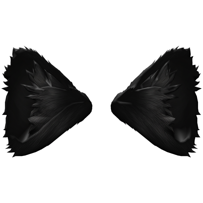 Black cat ears