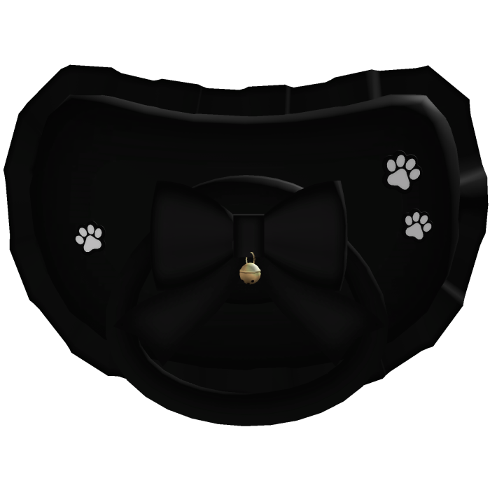 ♡ cute dreamy black bow paw kawaii pacifier 