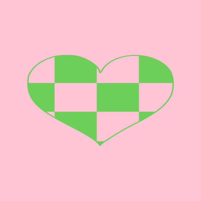 checkered heart Roblox decal