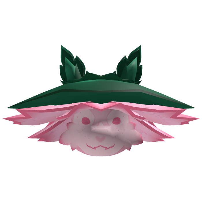 Pink flower bud critter head
