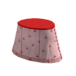 Cute cherry skirt retro red and pink