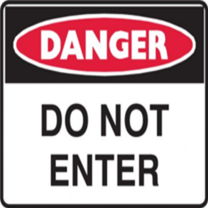 danger sign decal Roblox decal