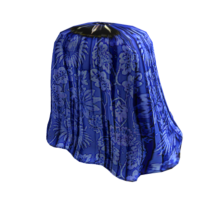 1410s | Medieval Floral Brocade Houppelande Skirt