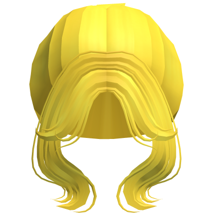 Soft Princess Wavy High Bun (Yellow)