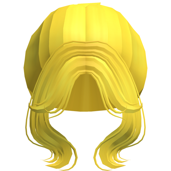 Soft Princess Wavy High Bun (Yellow)