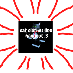 cat clothes line hang out V {{{0.0.3}}}
