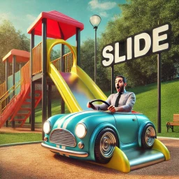 Drive down a GIANT hill to get rewards! icon
