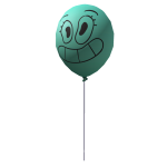 Gumball Accessory - Happy Alan Balloon