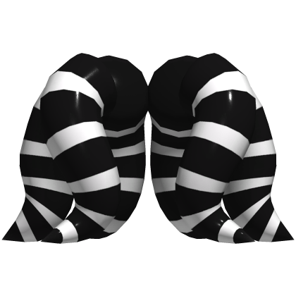 Creepy Black & White Striped Tentacles