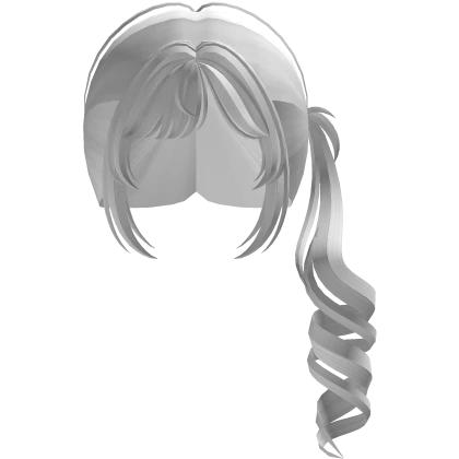 ♡ long angelic side ponytail in white | Roblox Item - Rolimon's