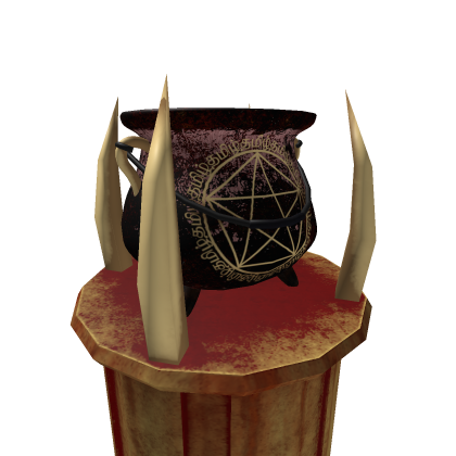 Hell Cauldron on a Pillar