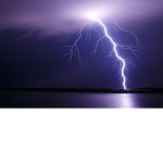 Flash of lightning