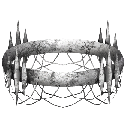 White Gothic Horror Halo Crown