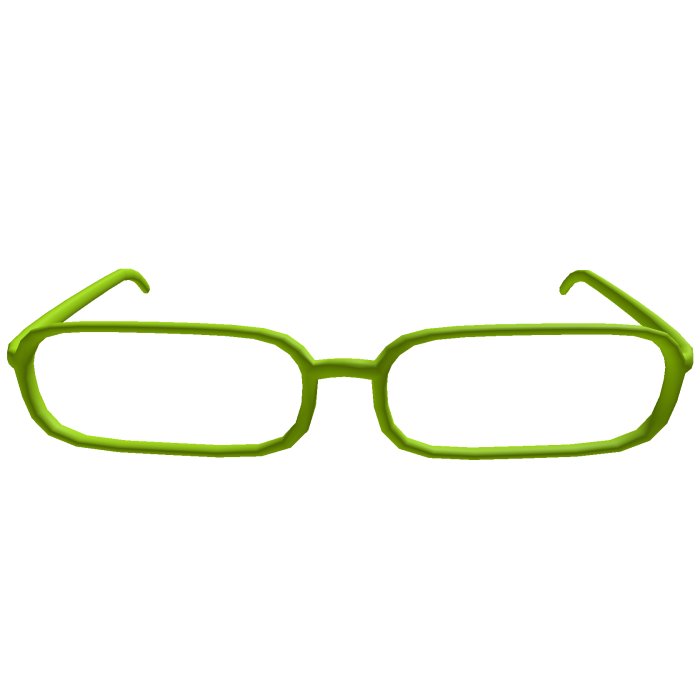 Green glasses