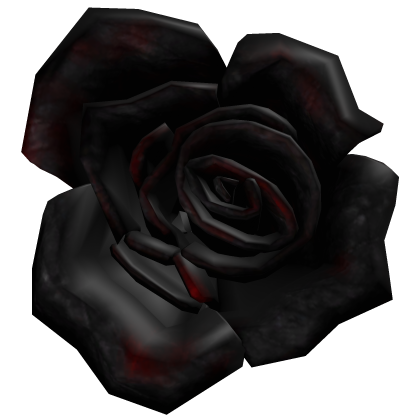 Dark Gothic Red & Black Rose
