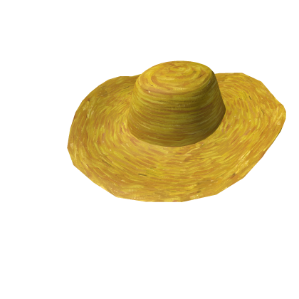 Roblox Item Van Gogh’s Shirt and Straw Hat - Hat