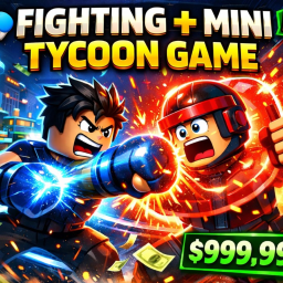 🥊 FIGHTING + MINI TYCOON GAME