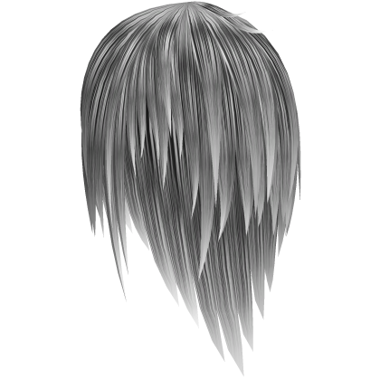 Gray Vkei Unkept Hair 23 Roblox item