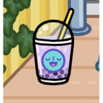 Purple boba girls