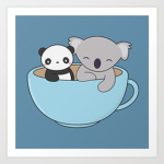Panda and koala army!
