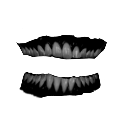 scary teeth Roblox decal