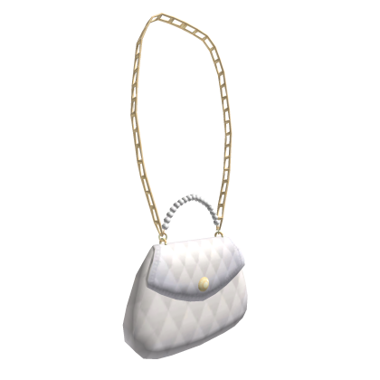 White Luxury Chain Purse 3.0