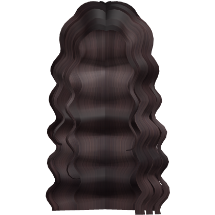 Long Extra Curly Waves Aqua Brown Hair Roblox item