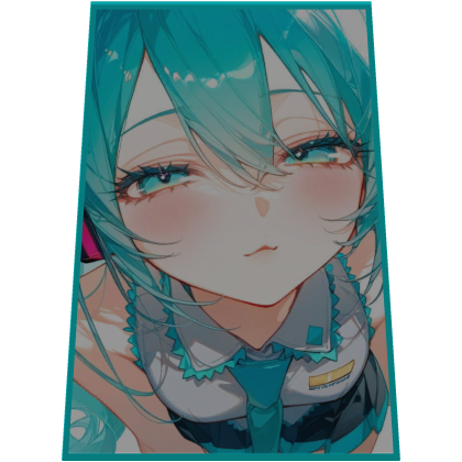 Miku Cute Anime Girl Cape
 Roblox item