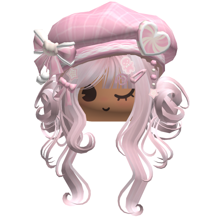 ♡ Christmas Swirly Wispy Buns (Pink)