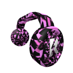 Pink Sparkling Thunderstruck Headphones
