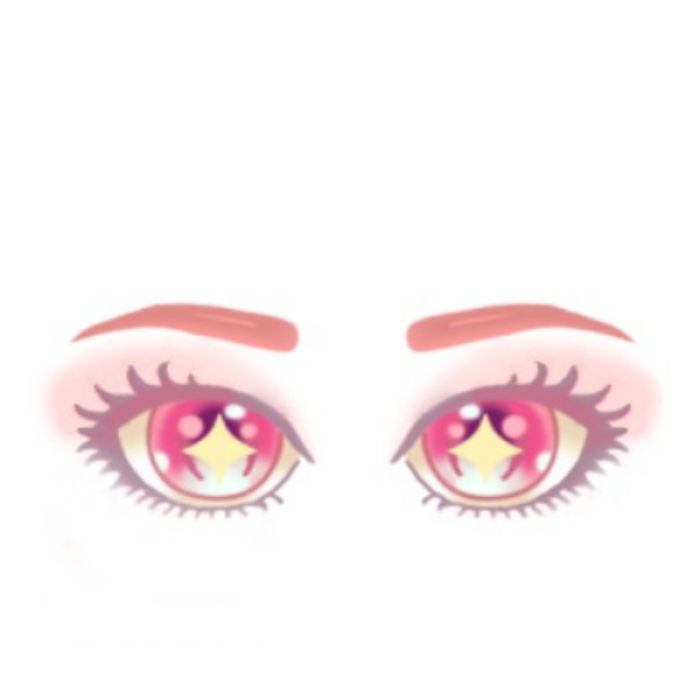 Pastel | Manga Eyes (RHS - Robloxian Highschool) Roblox decal