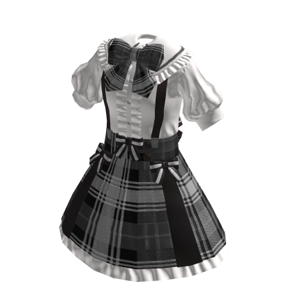 Ribbon-Check Delight: black