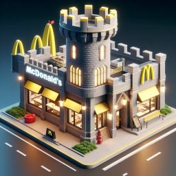mc donald in a castle (very funny)