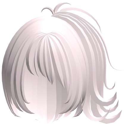 short gyaru side ponytail pink bob hair Roblox item