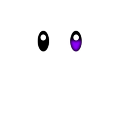Half Purple eyes Roblox decal