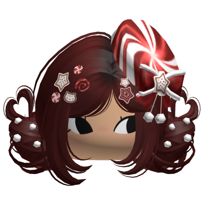 ♡ Christmas Candycane Buns (Red)