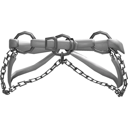 white Y2K Hanging Waist Suspenders 1.0