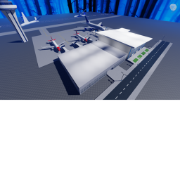 FLUGHAFEN SIMULATOR (Großes FLUGZEUG)