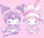 Kurom! and My Melody’s CLOSET!