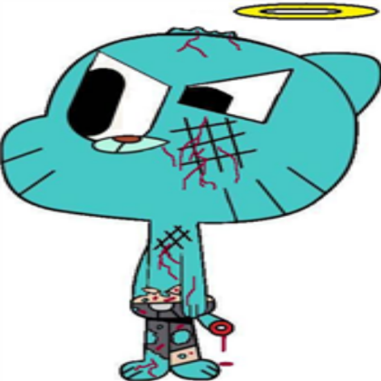 Gumball After Dragon Ball z Training Roblox decal
