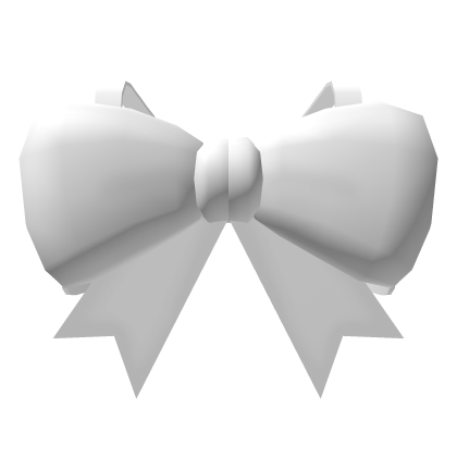 cutesy giant white bow backpack (1.0) Roblox item