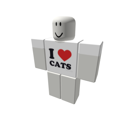 i heart cats tee Roblox