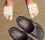 Croc feet gang :)